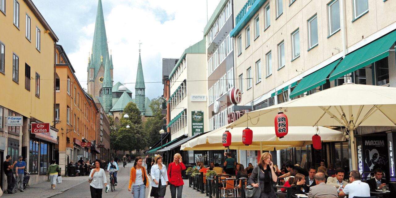 Shopping in the city centre