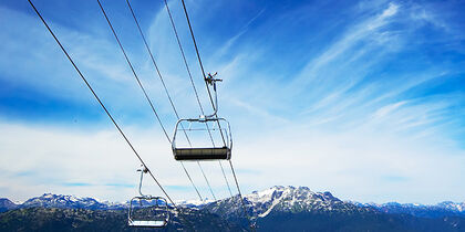 The view of Blackcomb