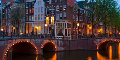 Romantic lights in the Gouden Bocht