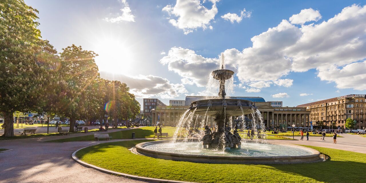 Fountain at the Schlossplatz