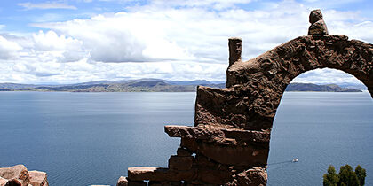 View from the ruins