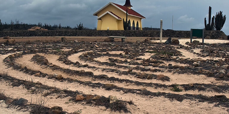 The Alto Vista Chapel with labyrinth