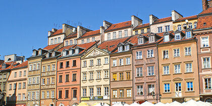 A sunny day on Rynek Starego Miasta