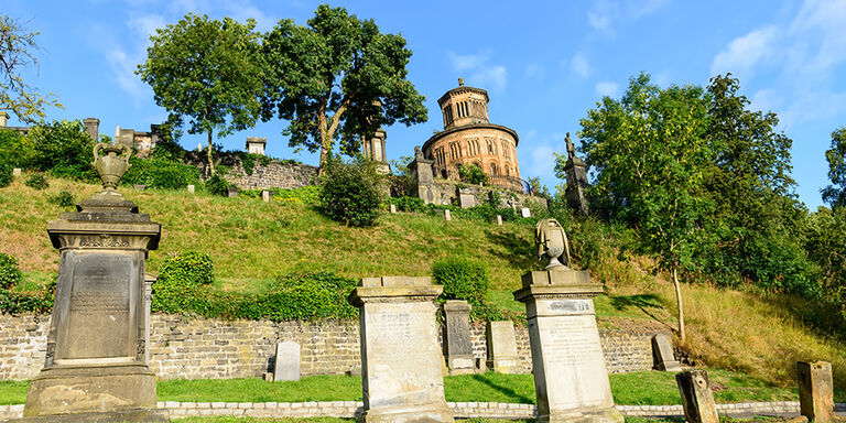 The 19th-century cemetery