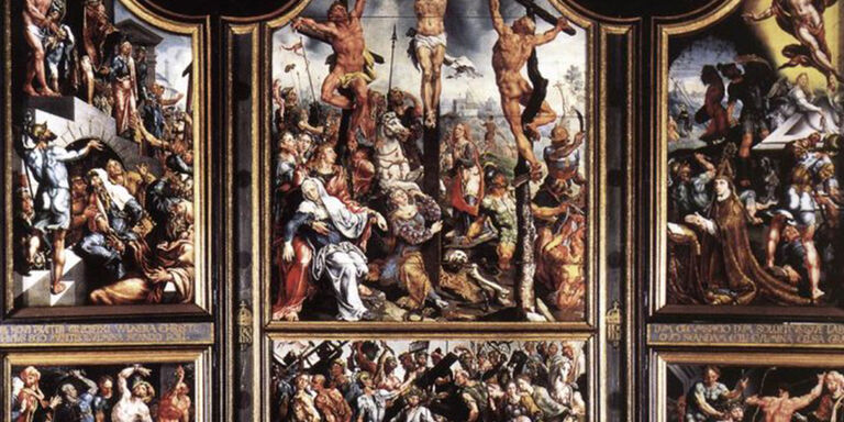 Triptych by 16th-century painter Maarten van Heemskerck