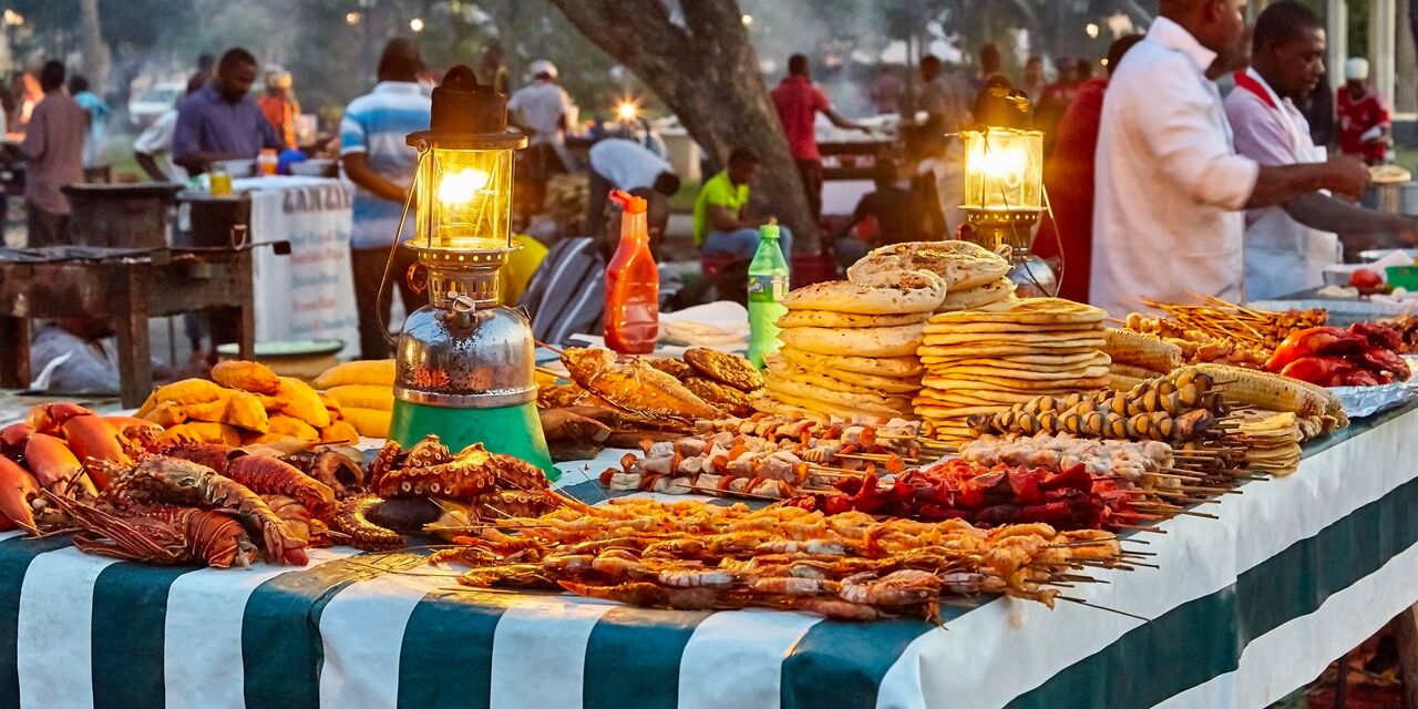 Night market in Stone Town