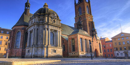 The royal crypt church: Riddarholmskyrkan