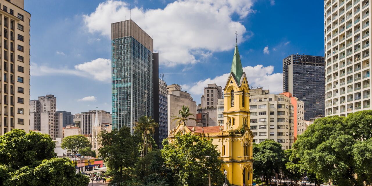 The Igreja Nossa Senhora do Rosario dos Homens Pretos