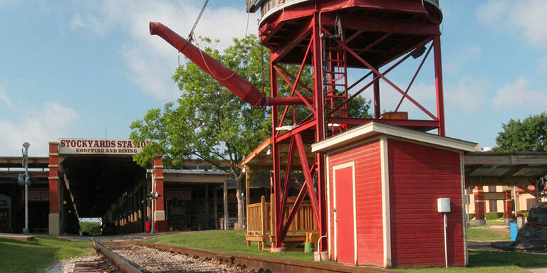 An old railway yard in Fort Worth