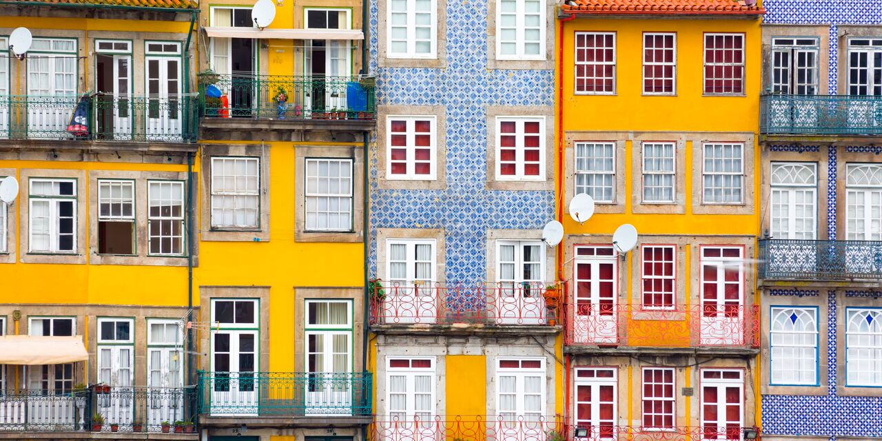 Porto has no shortage of colour