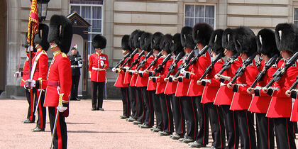 The stately changing of the guard