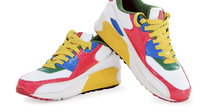 Colourful sneaker