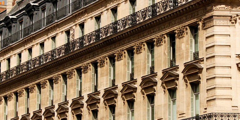 The distinctive Haussmann style