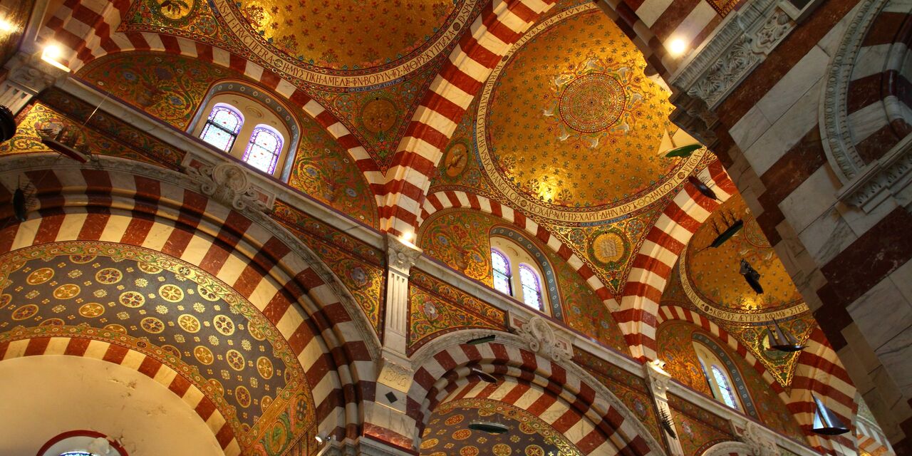 Inside of Notre-Dame de la Garde