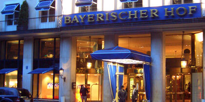 The classic Bayerischer Hof hotel