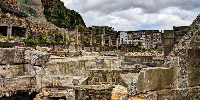 Decaying Gunkanjima