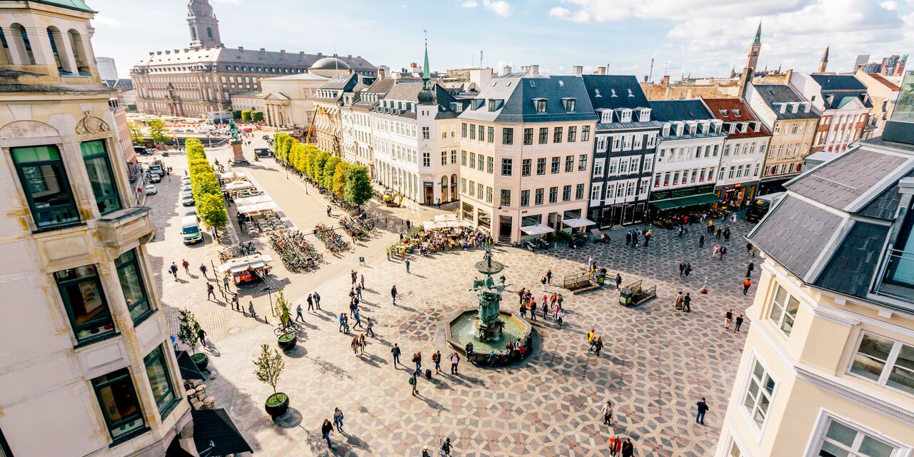 Stroget shopping street