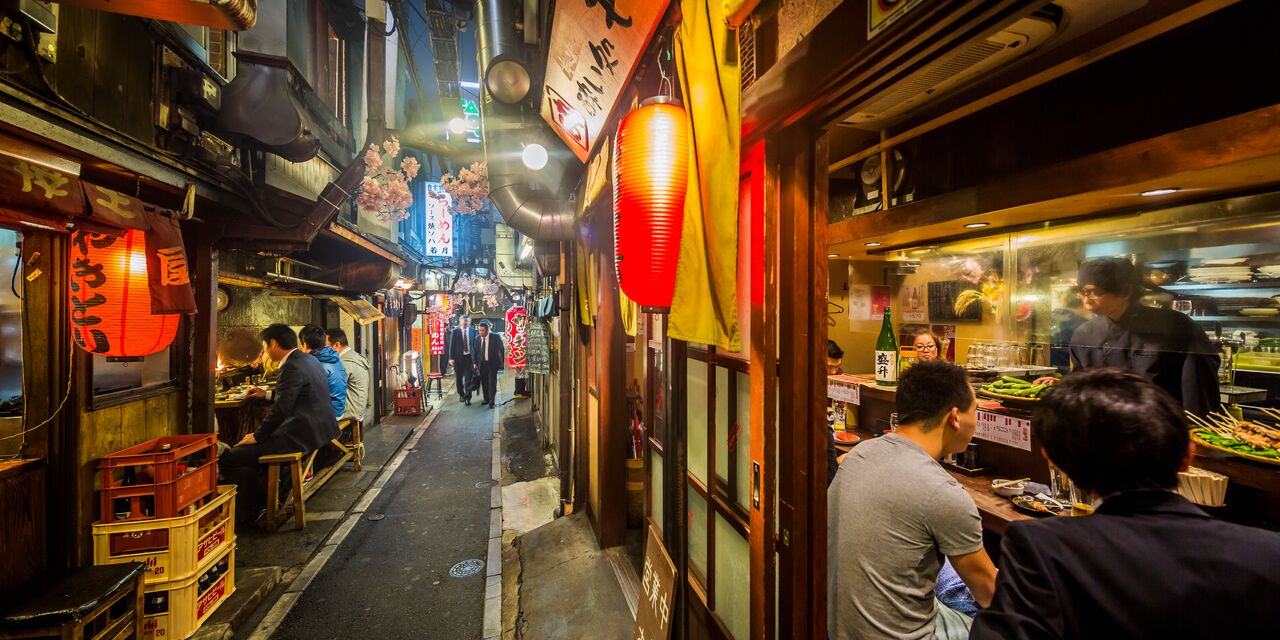 Omoide Yokocho in the Shinjuku district