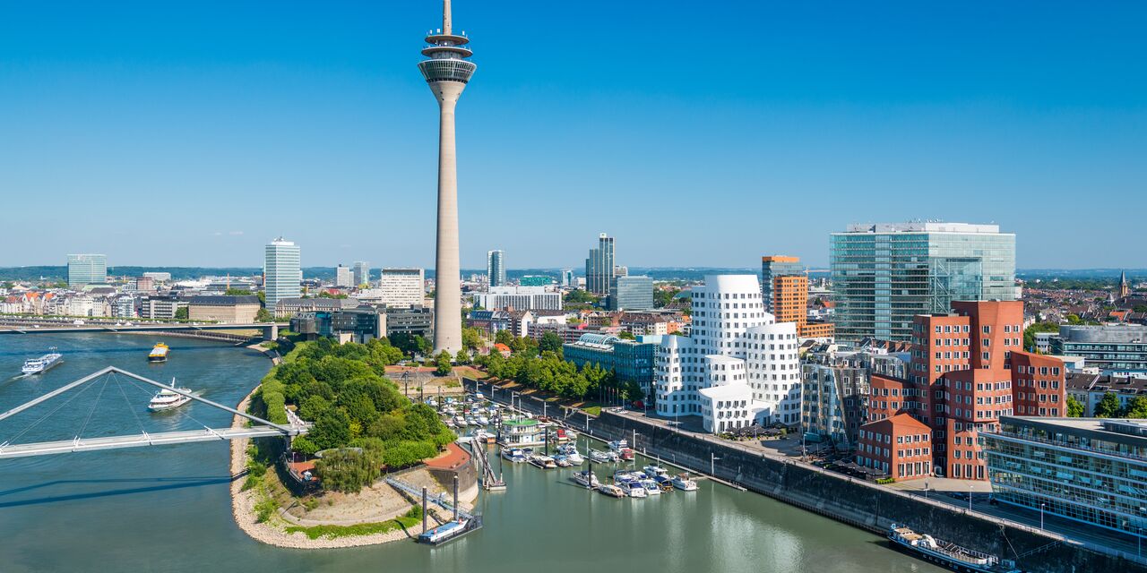 Düsseldorf's skyline