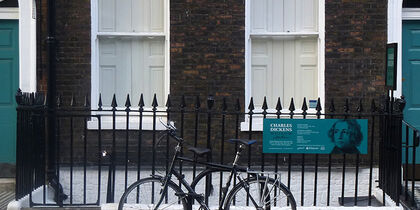 Entrance to the Charles Dickens Museum