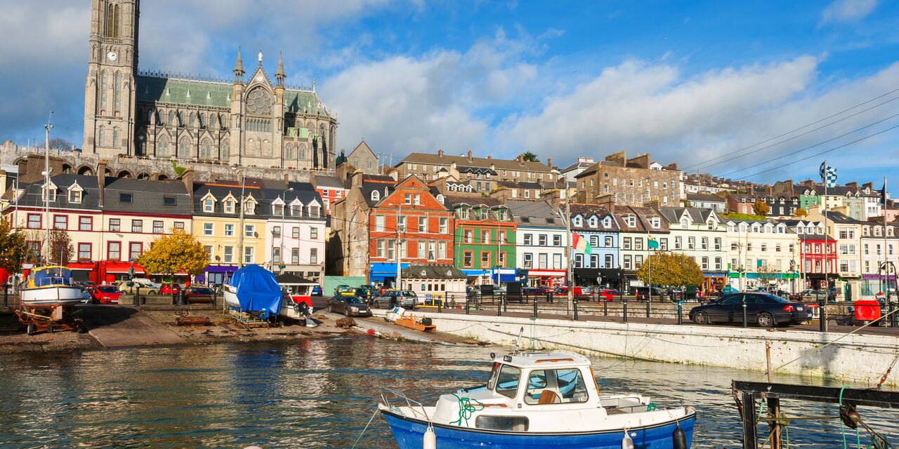 The port of Cobh Co Cork