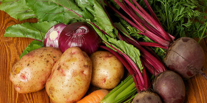 Tubers and carrots from Kiselgaarden