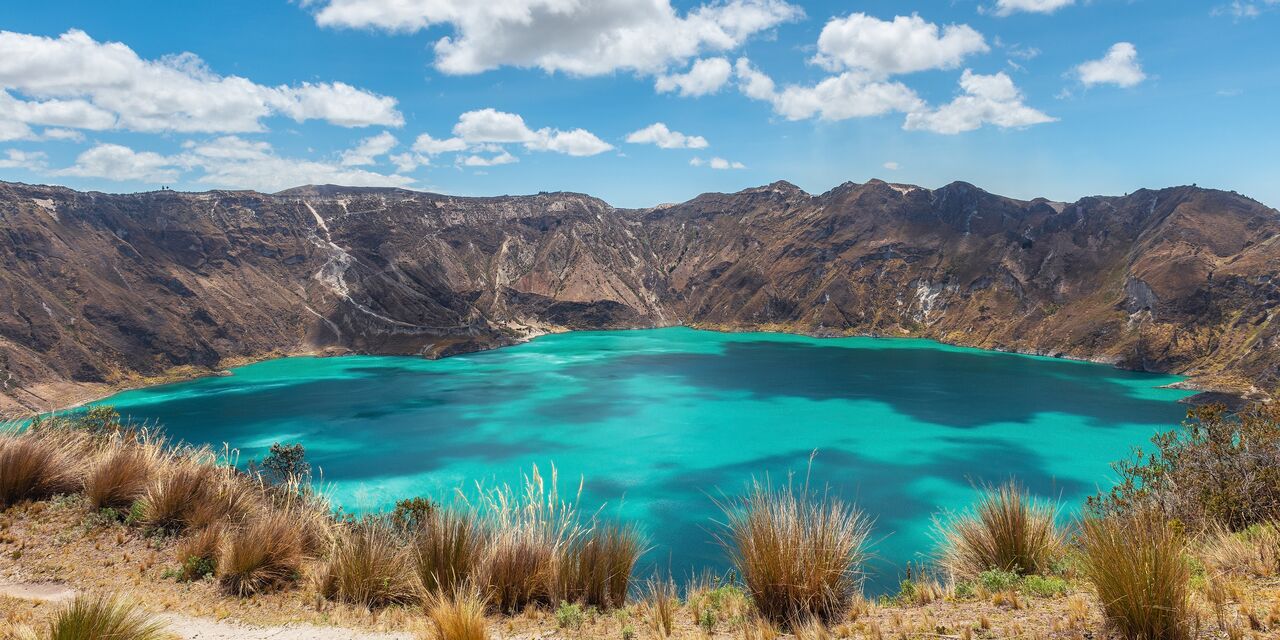 The Quilotoa lagoon