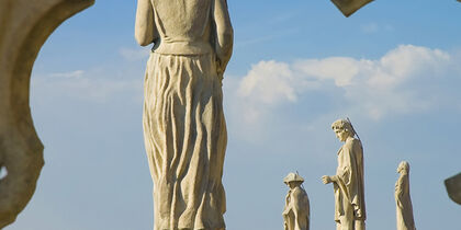 The spires of the Duomo