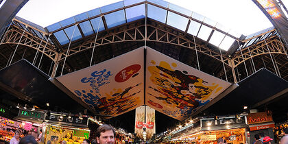 La Boqueria is one of the largest covered markets in Europe