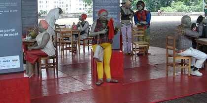 Exhibit under the MASP building