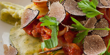 Pasta with truffle