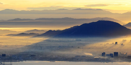 The hills surrounding Penang