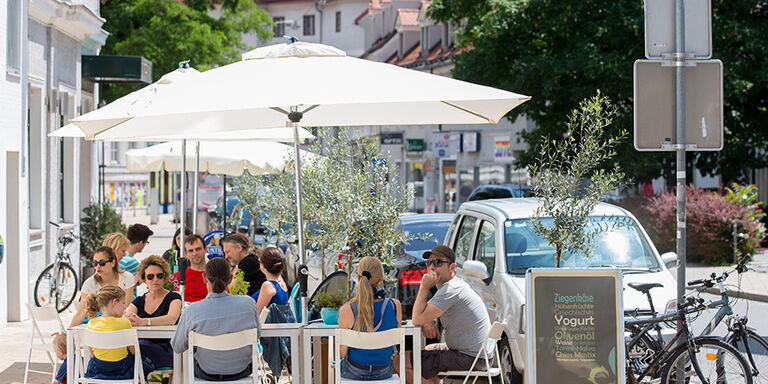 Patio on Lendplatz square