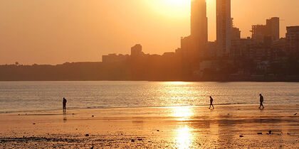 Mumbai at sunset