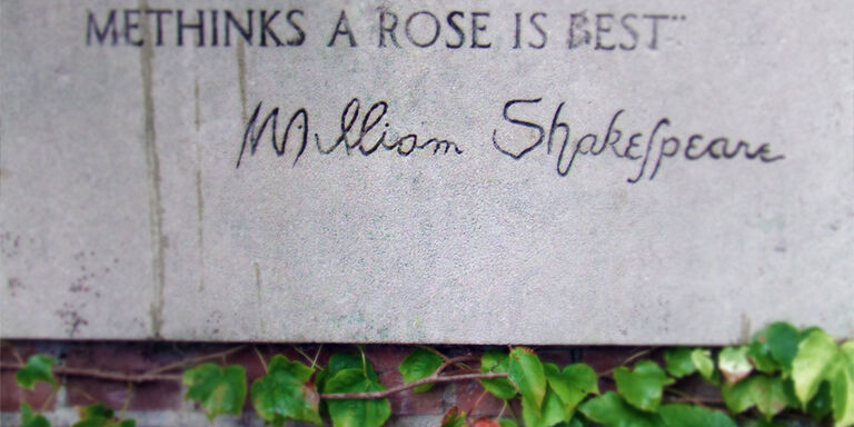 Shakespeare was also very fond of roses