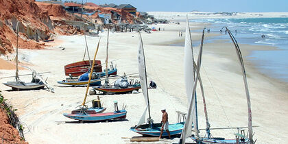 Canoa Quebrada is a laid-back hippie town