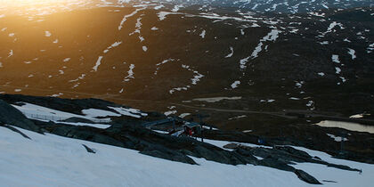 Riksgränsen: out of bounds skiing and heli-skiing