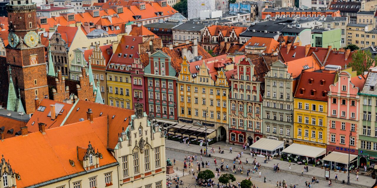 View over Wrocław