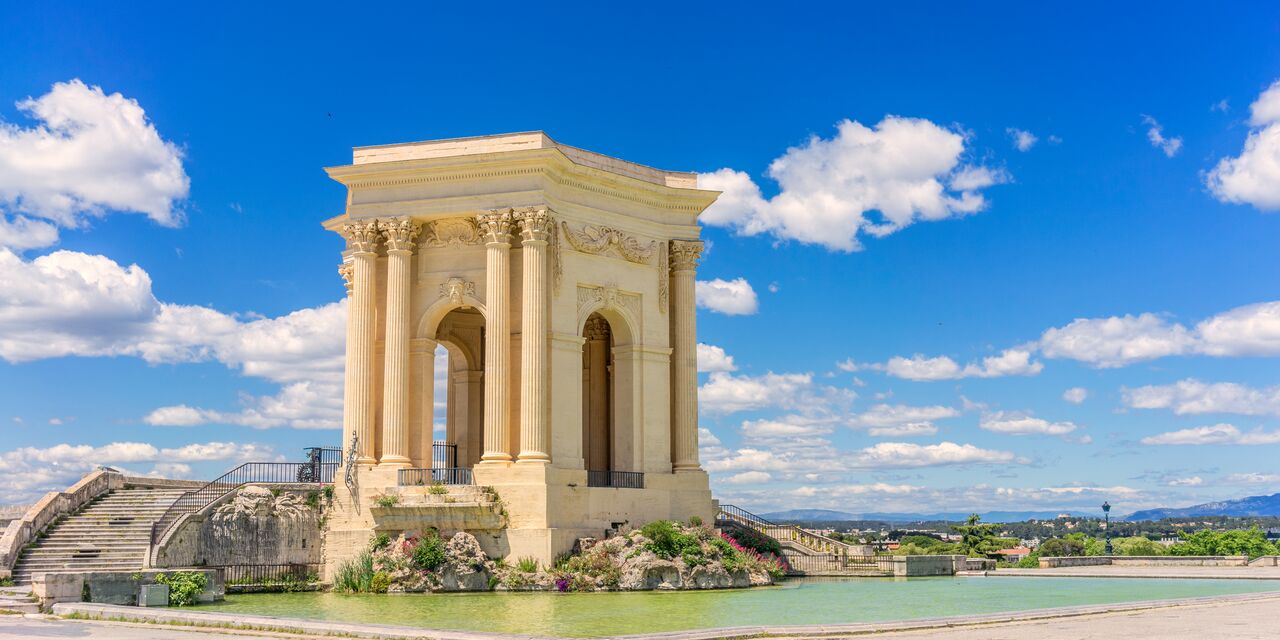 The Le Peyrou water tower