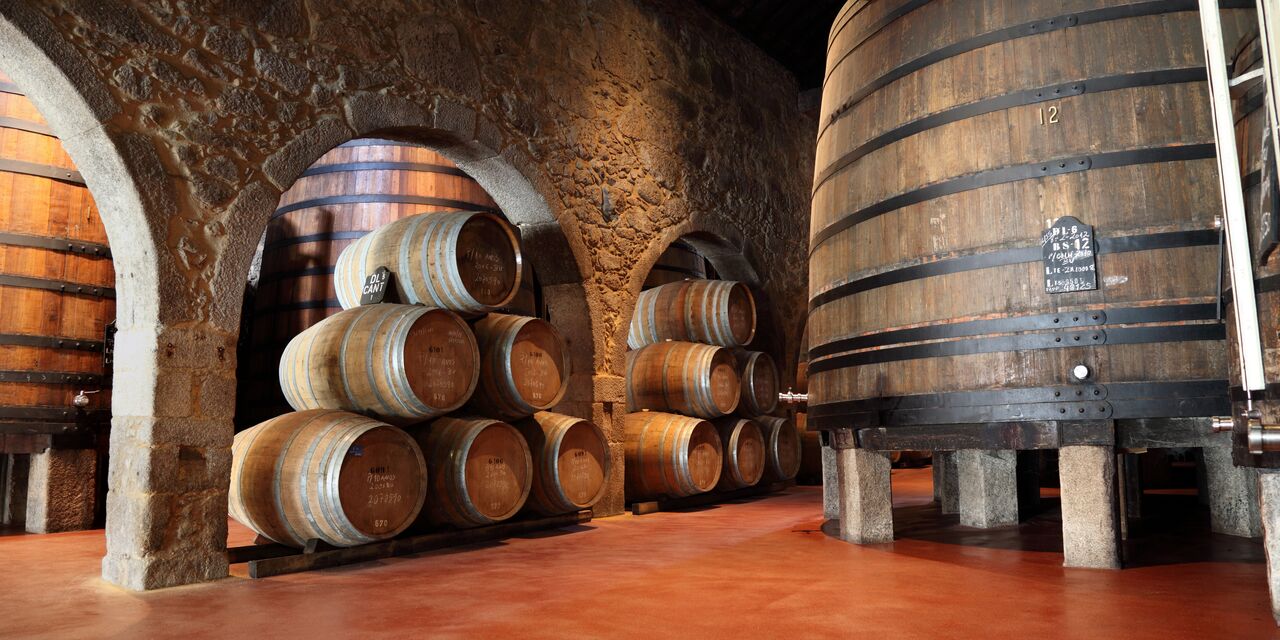 Barrels of Port wine 