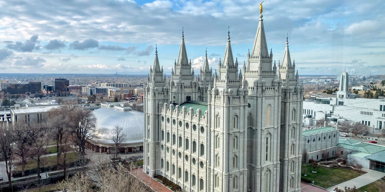 Temple Square with the Salt Lake Temple