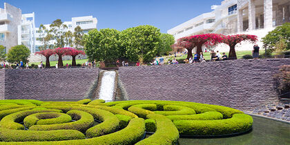 The gardens of the Getty Center