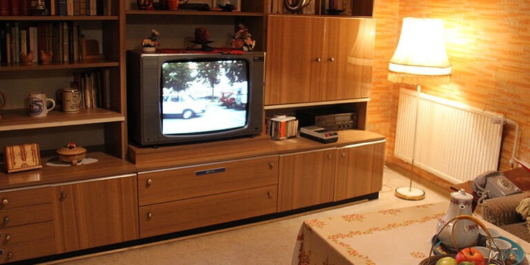 East German living room in the DDR Museum