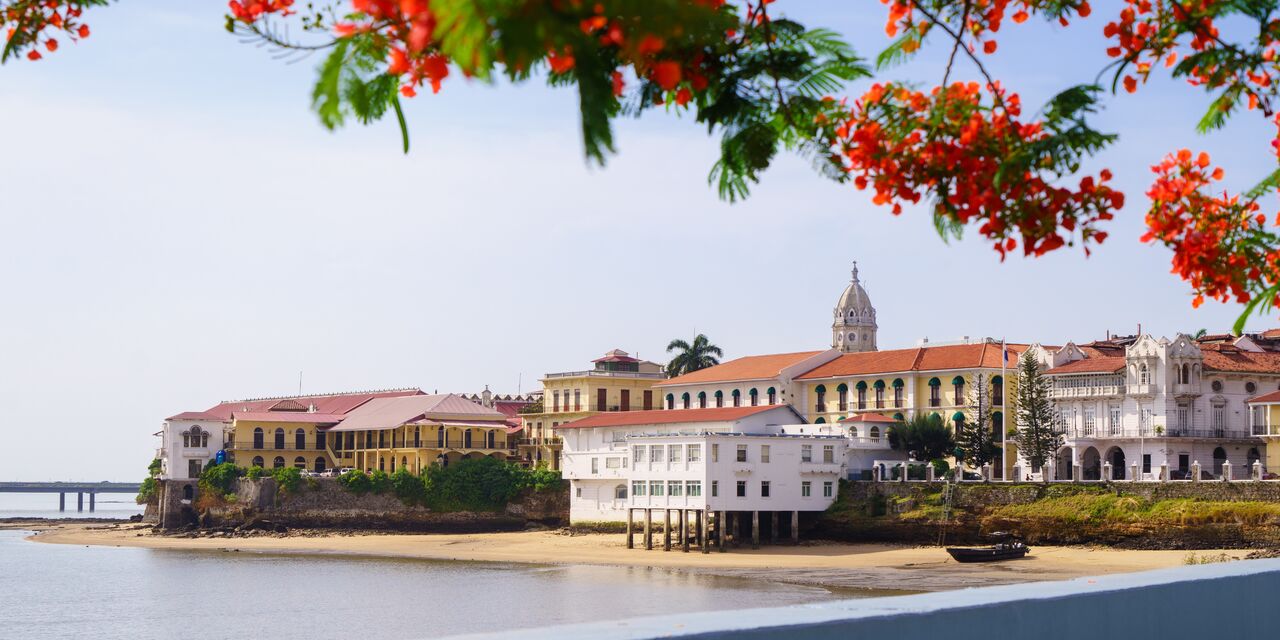 The Casco Viejo district in Panama City