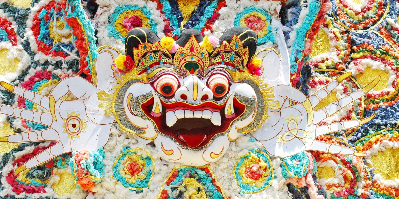 Typical Balinese mask