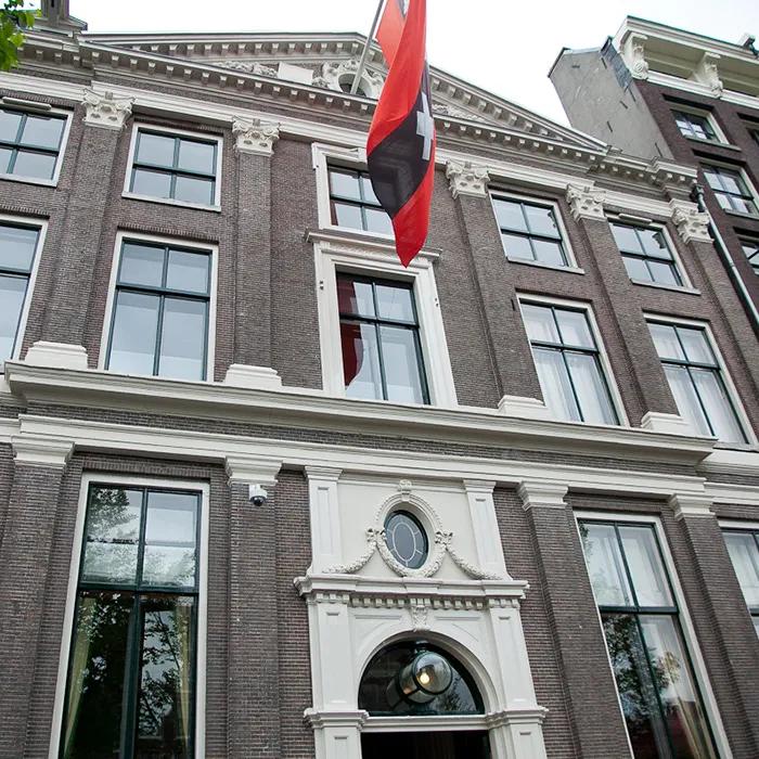 The Canal House Museum seen from the water