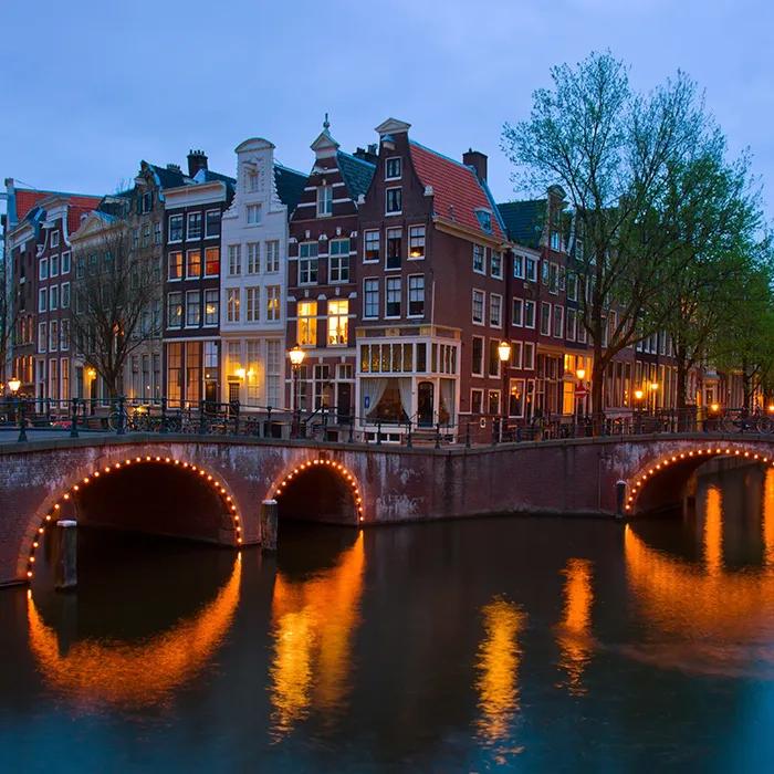 Romantic lights in the Gouden Bocht