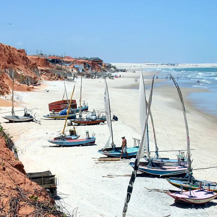 Canoa Quebrada is a laid-back hippie town